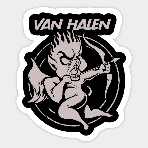 cupid van halen Sticker by Sad is treu